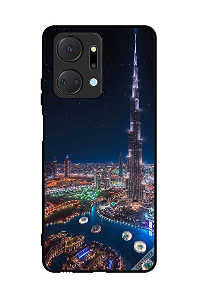 Covernex غطاء حماية لهاتف Honor X7a - منظر ليلي لوسط المدينة