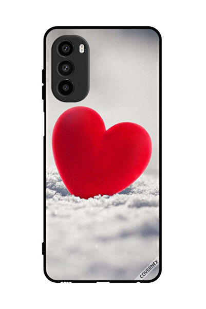 Covernex غطاء حماية لهاتف موتورولا موتو جي 52 - قلب أحمر جميل