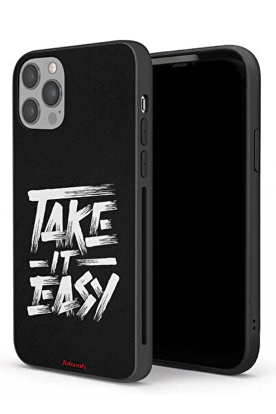 Tolwak جراب حماية لجهاز Apple iPhone 12 Pro Max - Take It Easy