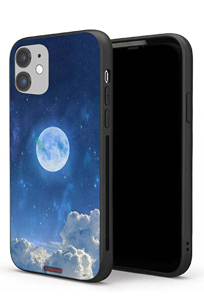 Tolwak Apple iPhone 11 Protective Case Moon Clouds