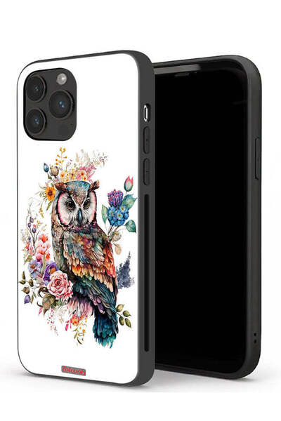 Tolwak غطاء حماية لجهاز Apple iPhone 13 Pro بتصميم بومة فنية تجريدية