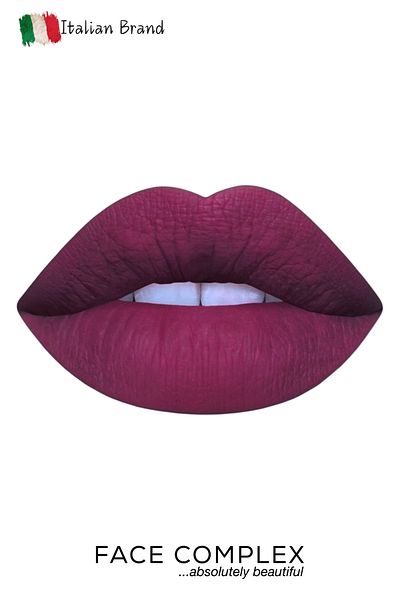 FACE COMPLEX Lip Tint & Waterproof Pencil, Set Ruj Lichid Creion De Buze Rezistent La Apă 24 H Kit 15 - Italia