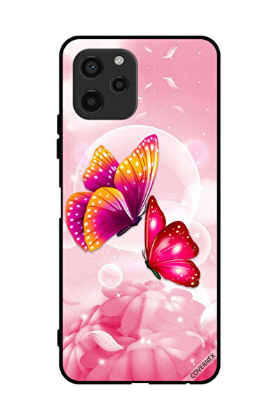 Covernex غطاء حماية لهاتف هواوي إنجوي 50z برسومات فراشات لطيفة