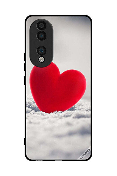 Covernex غطاء حماية لهاتف Honor 70 بتصميم قلب أحمر جميل