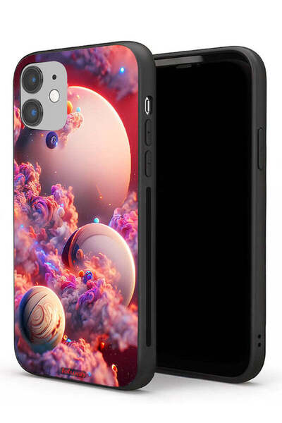 Tolwak غطاء حماية لجهاز Apple iPhone 11 بطبعة غيوم وفن تجريدي