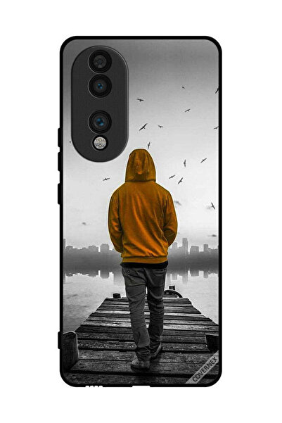 Covernex غطاء حماية لهاتف Honor 70 - فتى حزين يمشي