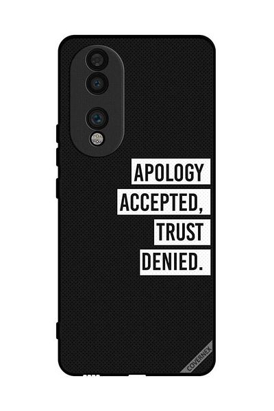 Covernex Protective Case Cover For Honor 70 Apology Accepted Trust Denied
