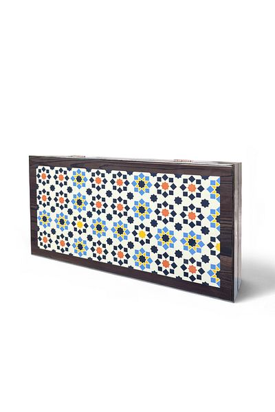 Biggdesign Star Backgammon |   Anti-Scratch Floor, Magnetic Mdf Case, 2 Layers of Varnish Polished