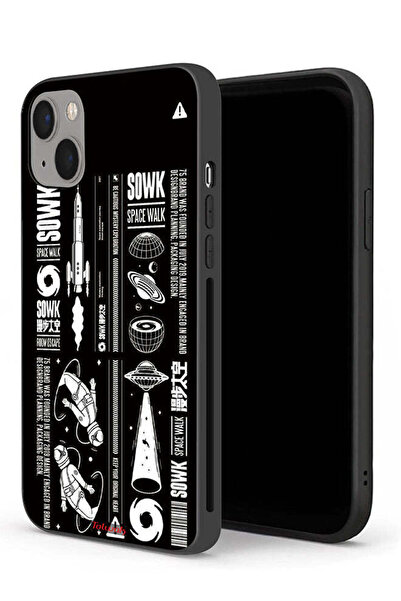 Tolwak Apple iPhone 13 Protective Case Sowk Space Walk Sticker