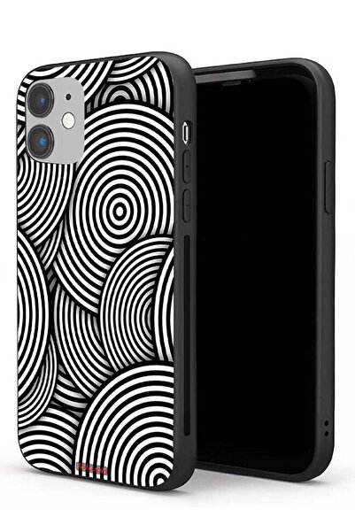 Tolwak جراب حماية لجهاز Apple iPhone 11 بنمط دوائر وهمية