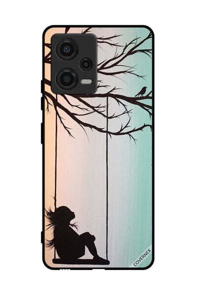 Covernex غطاء حماية لهاتف شاومي بوكو X5 - رسمة فتاة صغيرة حزينة