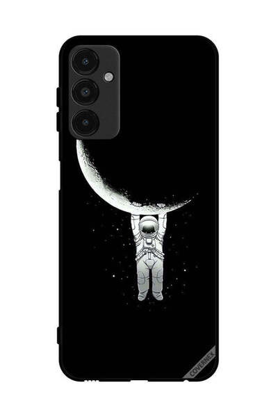 Covernex غطاء حماية لهاتف سامسونج جالاكسي A14 5G، صورة رائد فضاء معلق على الق...