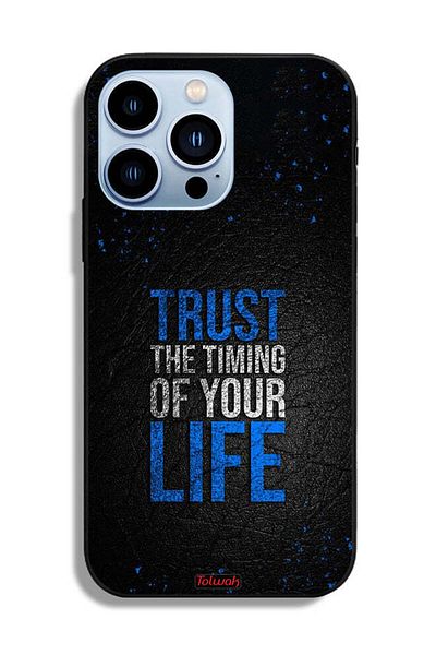 Tolwak Apple iPhone 13 Pro Protective Case Trust The Timing Of Your Life