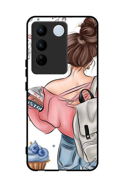 Covernex غطاء حماية لهاتف Vivo V27 Pro مطبوع عليه رسومات يد فتاة