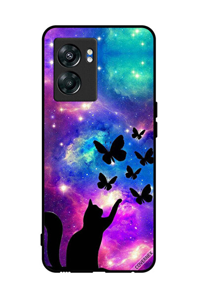 Covernex غطاء حماية لهاتف OnePlus Nord N300 بنقشة قطط وفراشات
