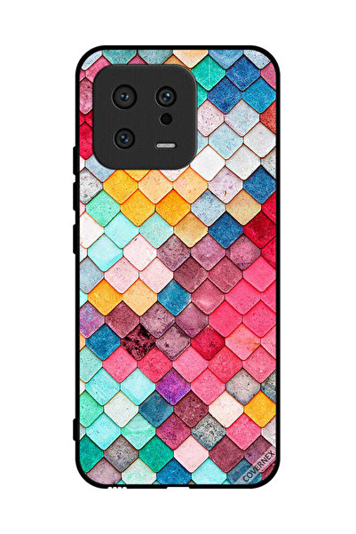 Covernex غطاء حماية لهاتف شاومي 13 بنمط مربع ماسي
