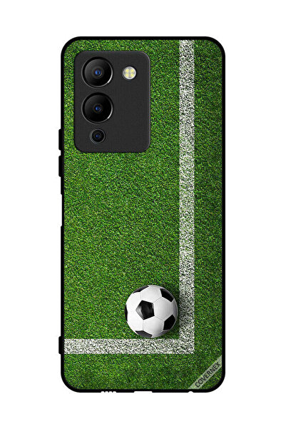 Covernex غطاء حماية لهاتف Infinix Note 12 G96 بتصميم كرة قدم في الزاوية