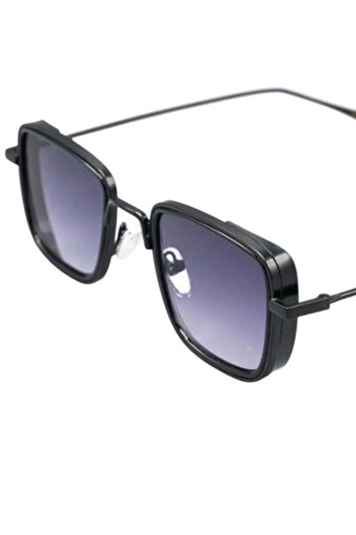 Merand Women's Black Square Polarized Sunglasses – Gradient Glass