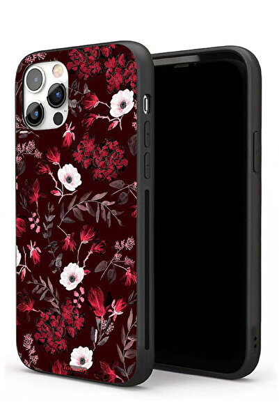 Tolwak غطاء حماية لجهاز Apple iPhone 11 Pro Max بنقشة زهور صغيرة وأوراق استوائية