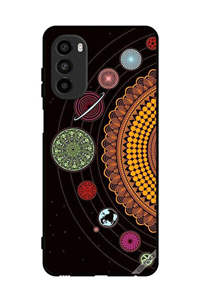 Covernex غطاء حماية لهاتف موتورولا موتو جي 52 - فن ماندالا للنظام الشمسي