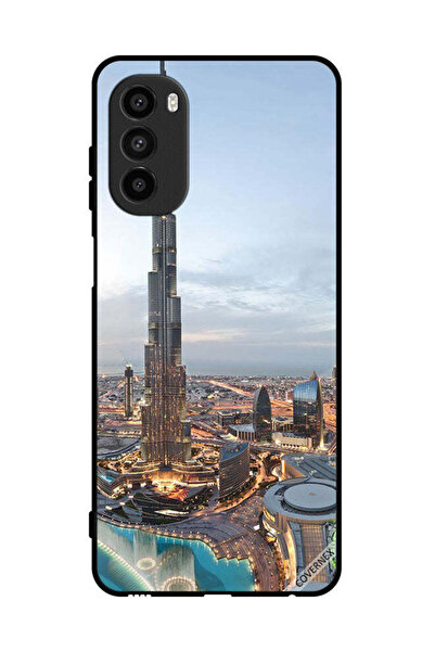 Covernex غطاء حماية لهاتف موتورولا موتو جي 52 - منظر جميل لوسط مدينة دبي