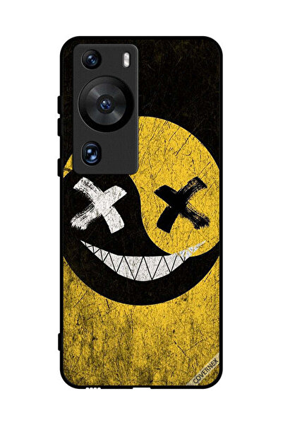 Covernex غطاء حماية لهاتف هواوي بي 60 برو برسومات وجه مارشميلو
