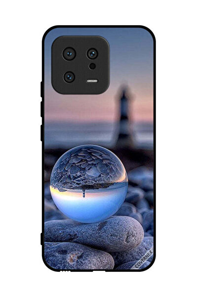 Covernex غطاء حماية لهاتف شاومي 13، تصوير رائع للطبيعة في زجاج دائري