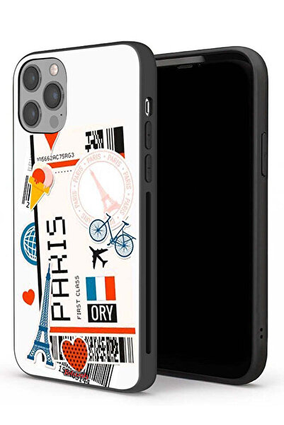 Tolwak غطاء حماية لجهاز Apple iPhone 12 Pro Max ملصق باريس