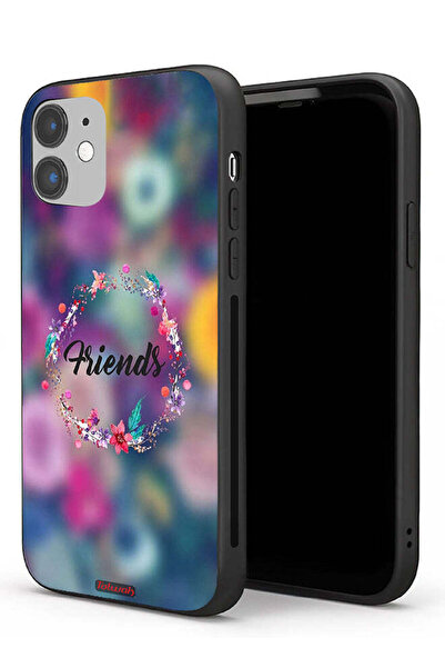 Tolwak جراب حماية لجهاز آيفون 11 من آبل، رسمة خاتم "أصدقاء الزهور"