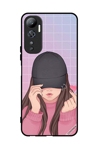 Covernex غطاء حماية لهاتف Infinix Hot 20 Snap Love Cap Girl