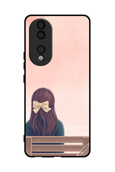 Covernex غطاء حماية لهاتف Honor 70 - فتاة لطيفة وحيدة