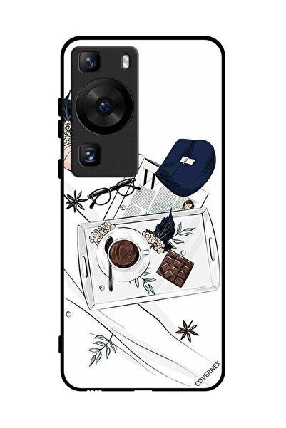 Covernex غطاء حماية لهاتف هواوي بي 60 - فن القهوة والشوكولاتة
