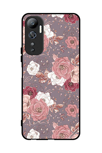 Covernex غطاء حماية لهاتف Infinix Hot 20 بخلفية زهرية