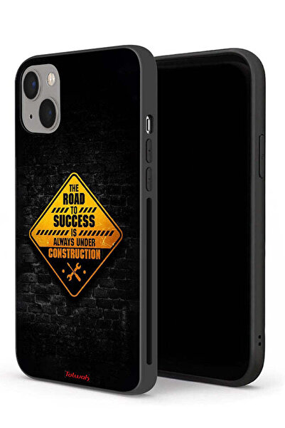 Tolwak جراب حماية لجهاز Apple iPhone 13 الطريق إلى النجاح دائمًا قيد الإنشاء