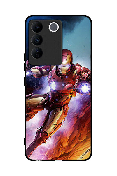 Covernex غطاء حماية لهاتف Vivo V27e بتصميم الرجل الحديدي