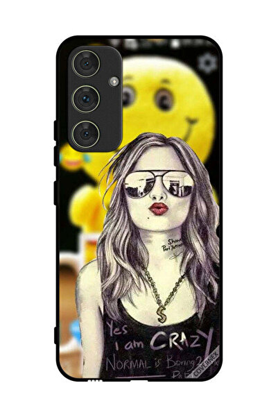 Covernex غطاء حماية لهاتف سامسونج جالاكسي A34 نعم أنا مجنون، العادي ممل