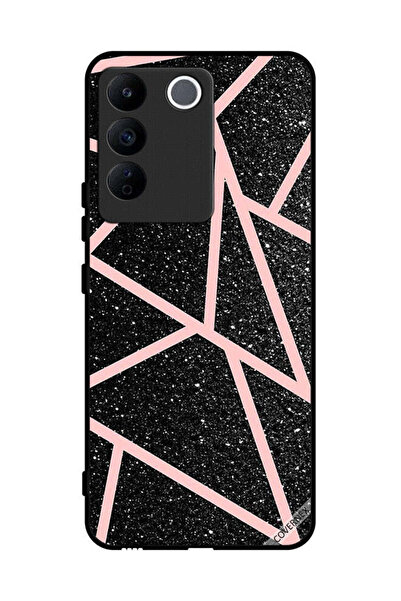 Covernex غطاء حماية لهاتف Vivo V27e بنقشة بريقات ومسارات