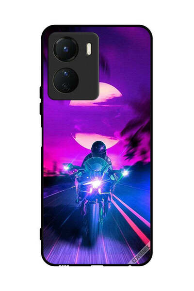 Covernex Protective Case Cover For Vivo Y16 Man On Bike Wallpaper