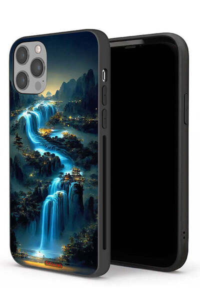 Tolwak غطاء حماية لجهاز Apple iPhone 12 Pro Max بتصميم شلال فني