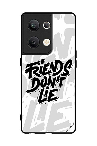 Covernex غطاء حماية لهاتف Oppo Reno 9 Pro Plus - الخط العربي - الأصدقاء لا يك...