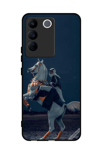Covernex غطاء حماية لهاتف Vivo V27e - شاب على حصان