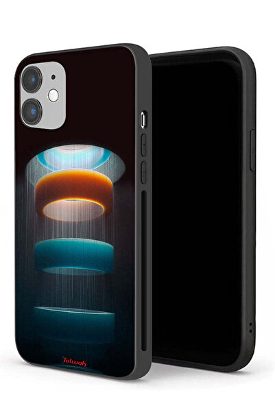 Tolwak جراب حماية لجهاز Apple iPhone 12 بنمط حلقات فنية