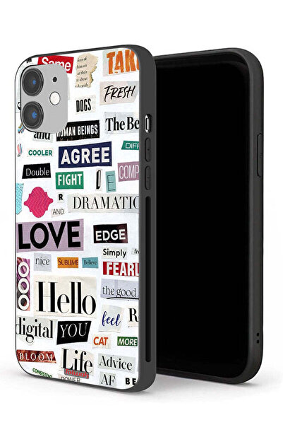 Tolwak ملصقات واقٍ لهاتف Apple iPhone 12 mini مع اقتباسات قصيرة