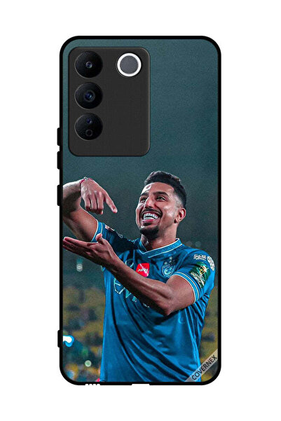 Covernex غطاء حماية لهاتف فيفو V27e سالم الدوسري يحمل كرة قدم