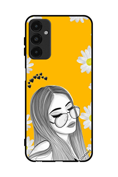 Covernex غطاء حماية لهاتف سامسونج جالاكسي A14 5G، نظارات، فن الفتاة