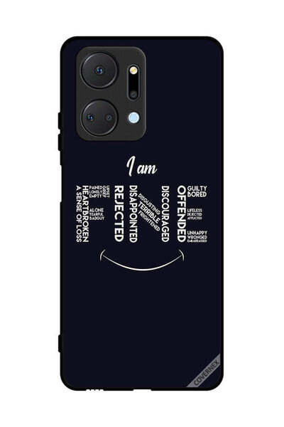Covernex غطاء حماية لهاتف Honor X7a بخط اليد "أنا بخير"