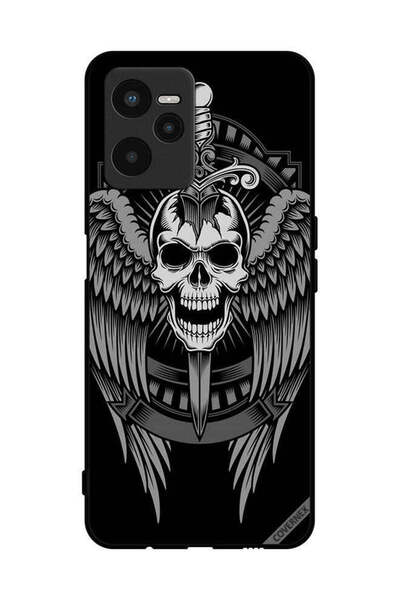 Covernex غطاء حماية لهاتف Realme C35 جمجمة بأجنحة نسر