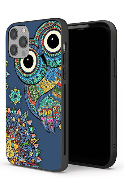 Tolwak جراب حماية لجهاز Apple iPhone 12 Pro بتصميم بومة زهرية