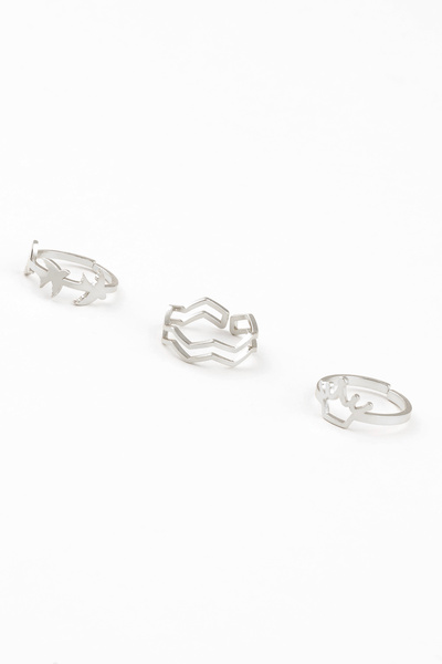 Sortie Aksesuar مجموعة خاتم من الفولاذ المقاوم للصدأ قابلة للتعديل مع شكل الط...