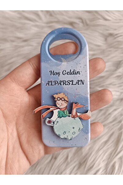 Doğrukan Hediyelik 10 adet ayda tilkili küçük prens kabartmalı uzun açacak ma...
